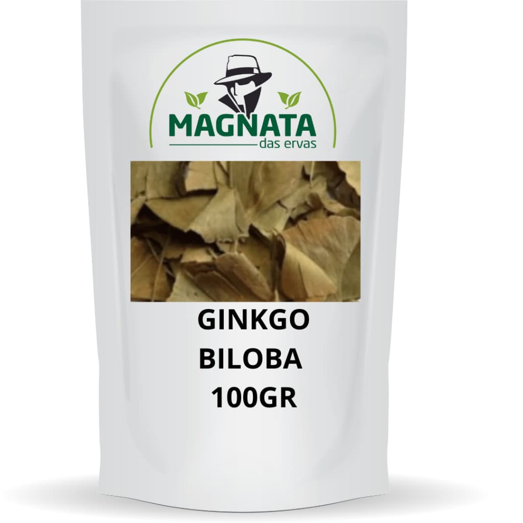 Gingko Biloba Folha 100Gr (Erva Desidratada) EMBALAGEM ILUSTRATIVA