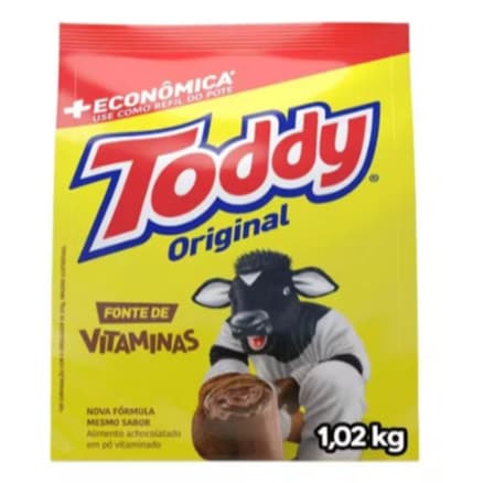 Achocolatado Em Pó Toddy Original Refil Pacote 1,020kg