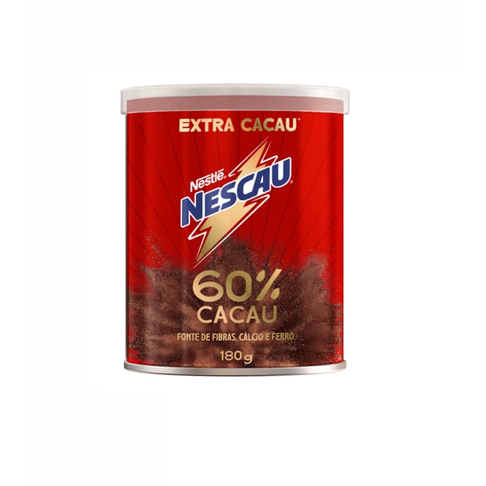 Achocolatado Nescau Extra Cacau 180g | sabor diferenciado e marcante