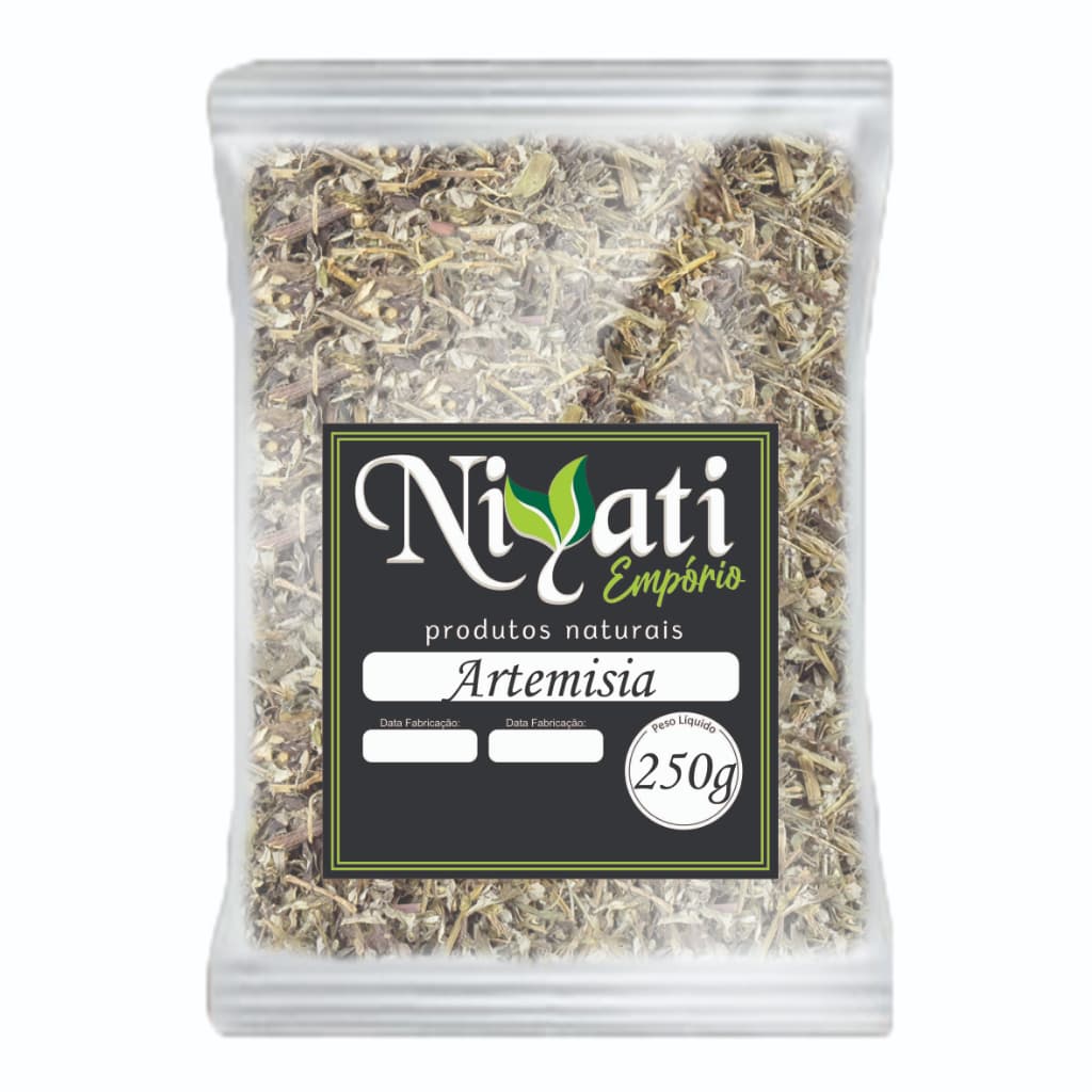 Artemísia 250g Erva Desidratada Folhas para Chás Banho Natural Niyati