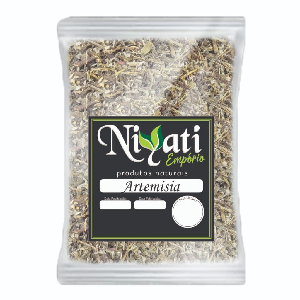 Artemísia 100g Erva Desidratada Folhas para Chás Banho Natural Niyati
