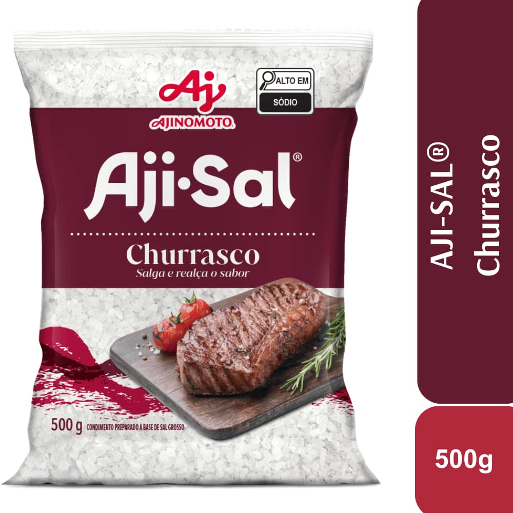 Aji-sal Sal Grosso Especial Para Churrasco Ajinomoto Pacote 500g