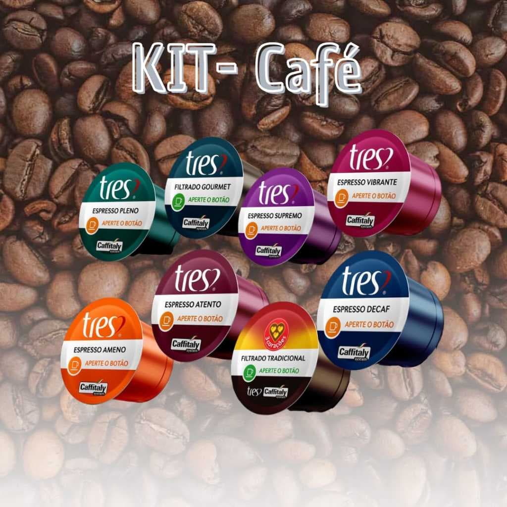 Kit capsulas Cafés Três Corações 20 ou 40 unidades de capsulas (Café)