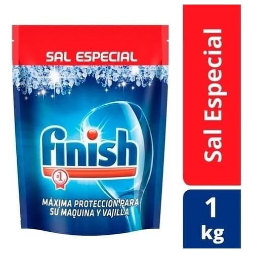 Finish Sal Detergente Sal Especial Maq.lavar Louça 1 Kg