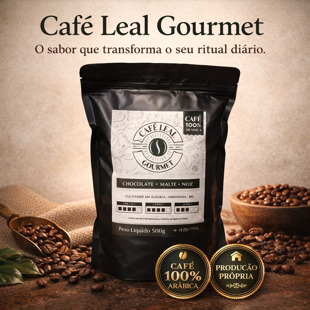 Café Em Grãos Torrado Gourmet  Café 100% Arábica Café Em Pó Direto do Produtor Torra Média Artesanal Café 500G