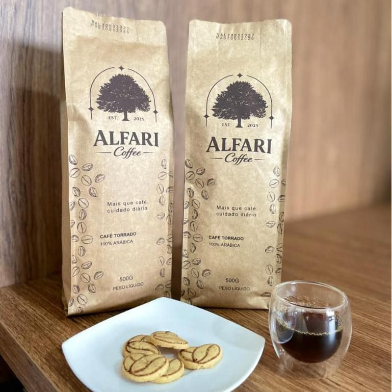 Cafe Arabica Kit 2 Cafes Torrado Moido Artesanal Torra Media Escura Cafe Puro Premium Pacote 500 Grs