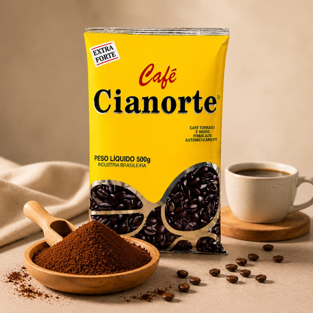 Café Cianorte Moído Café Torrado Café Extraforte  500g Torra Média
