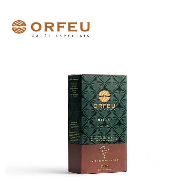 Café Torrado e Moído Orfeu Pó de Café Especial 250g Café Premiado