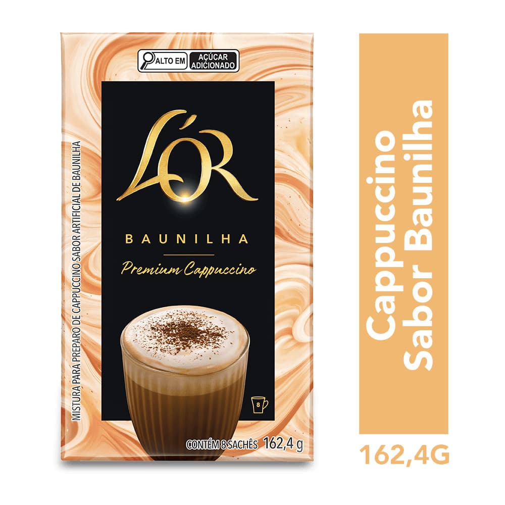 Cappuccino Premium L'OR Baunilha 8 uni.