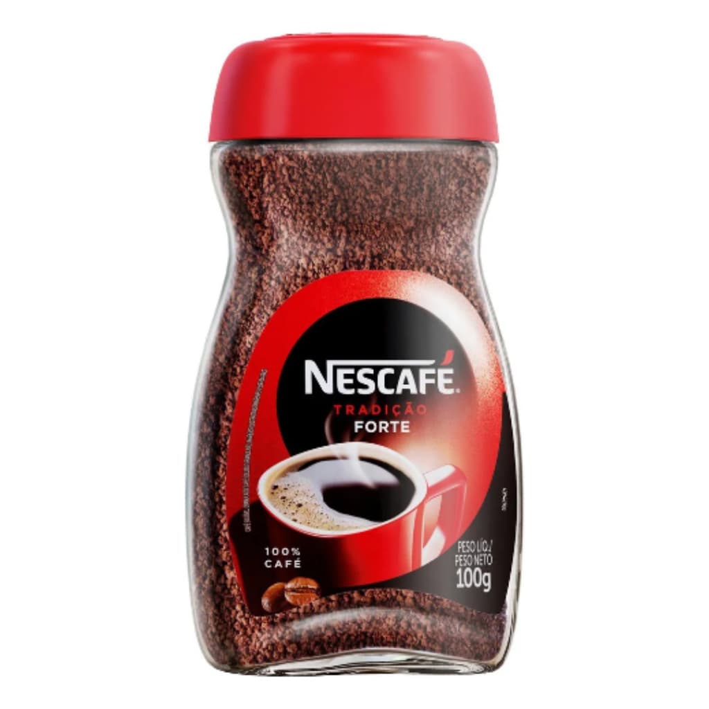 Café Solúvel Granulado Forte Nescafé Tradição Vidro 100g Café