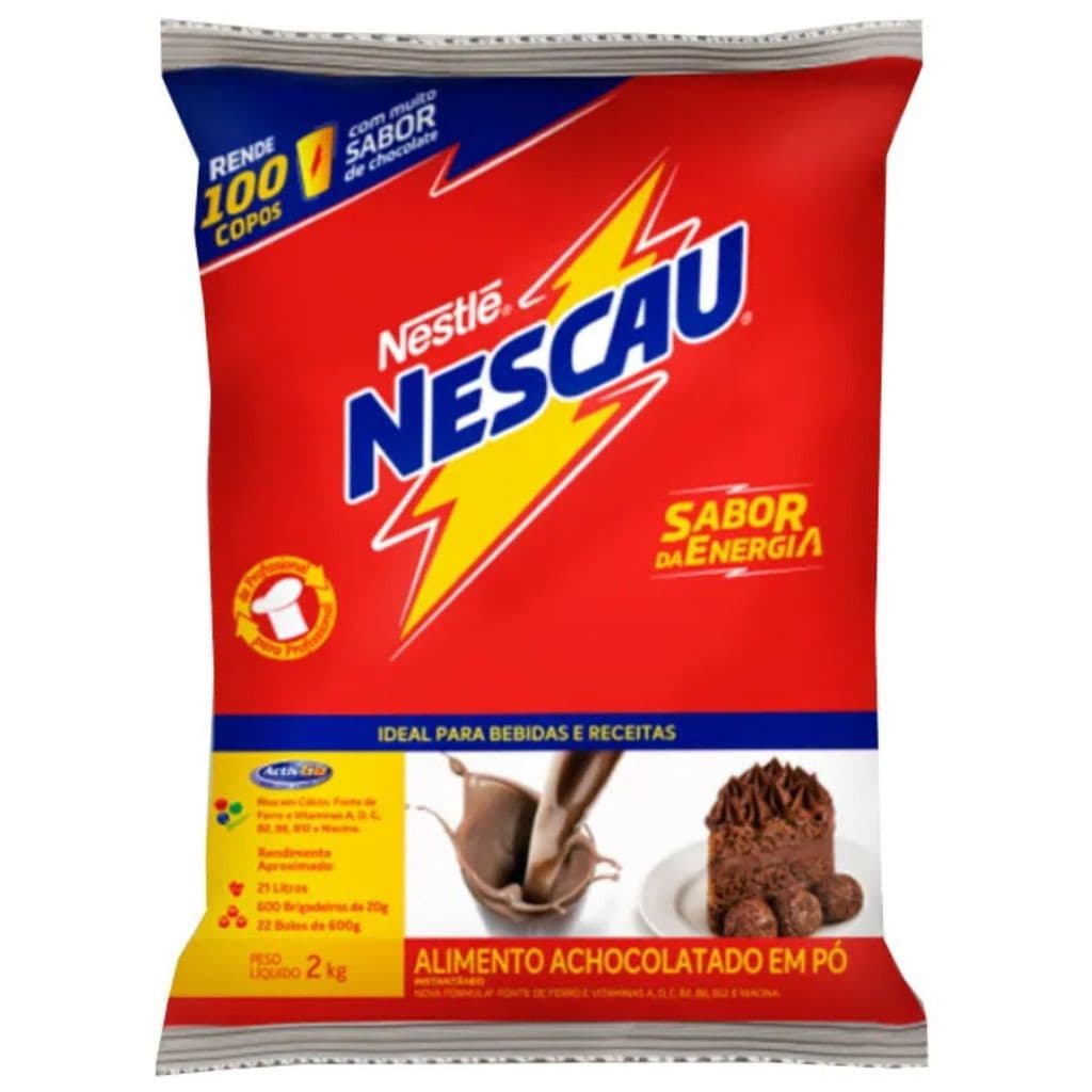 Achocolatado Em Pó Nescau/Nestlé 2KG