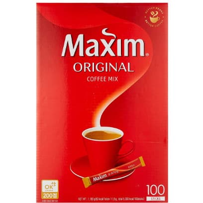 CAIXA COM 100 CAFÉS SOLÚVEL MAXIM ORIGINAL | CAFÉ DE DORAMA | PARA O LANCHE | DEIXAR NA COPA DO ESCRITÓRIO