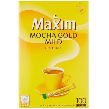 CAIXA COM 100 CAFÉS SOLÚVEL MAXIM MOCHA GOLD | CAFÉ DE DORAMA | PARA O LANCHE | DEIXAR NA COPA DO ESCRITÓRIO