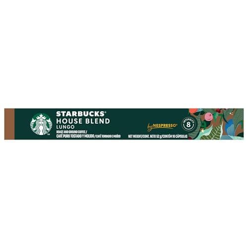 Café em Cápsula Starbucks® House Blend by Nespresso® - 10 cápsulas